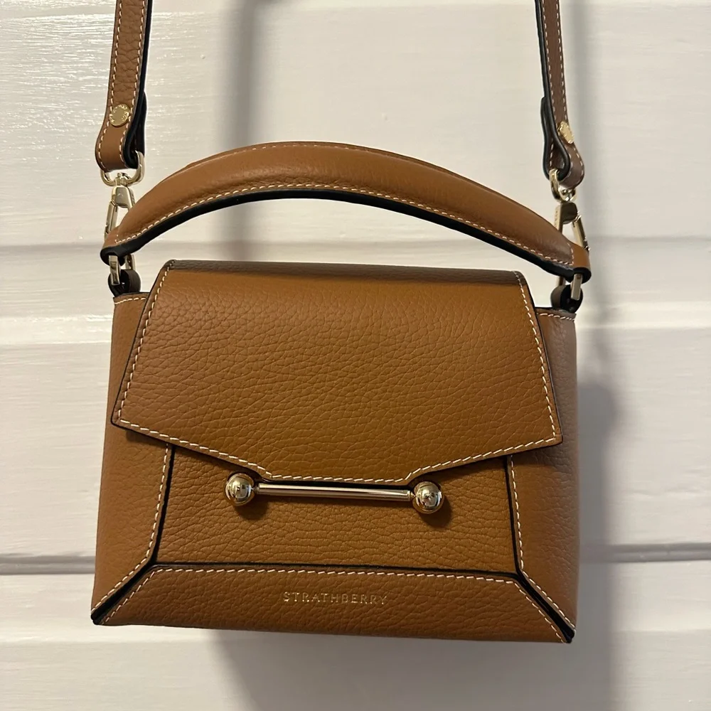 Strathberry Leather Mosaic Nano Bag - Picture 6 of 8